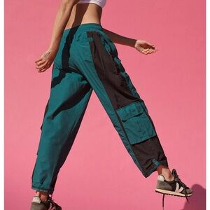 Free People Movement mesmerize me color block cargo pants
